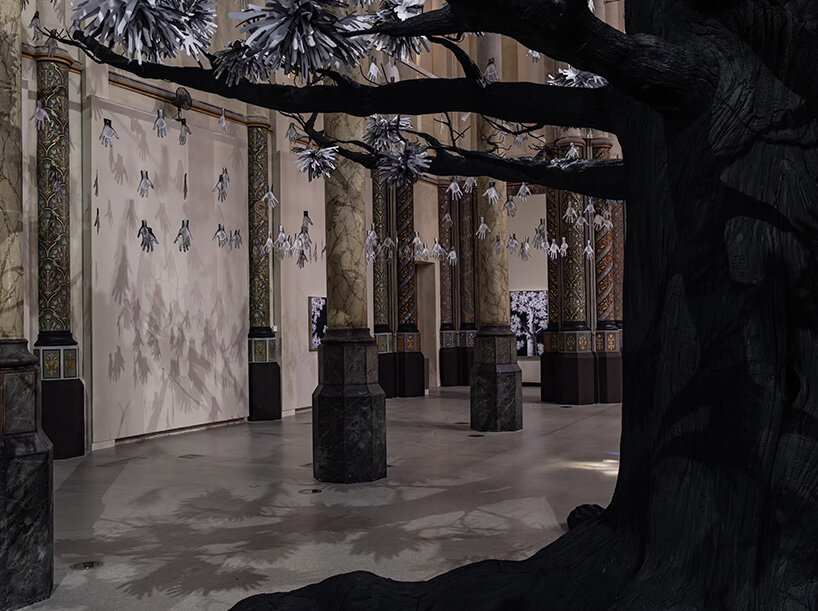 Particular tree scanned by JR in former Church of Montpelier