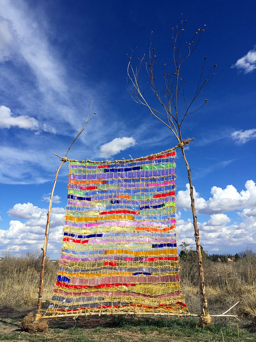 'I always chase the light': rachel hayes activates space with monumental textile installations