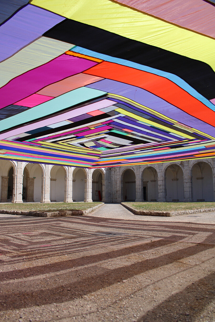 'I always chase the light': rachel hayes activates space with monumental textile installations