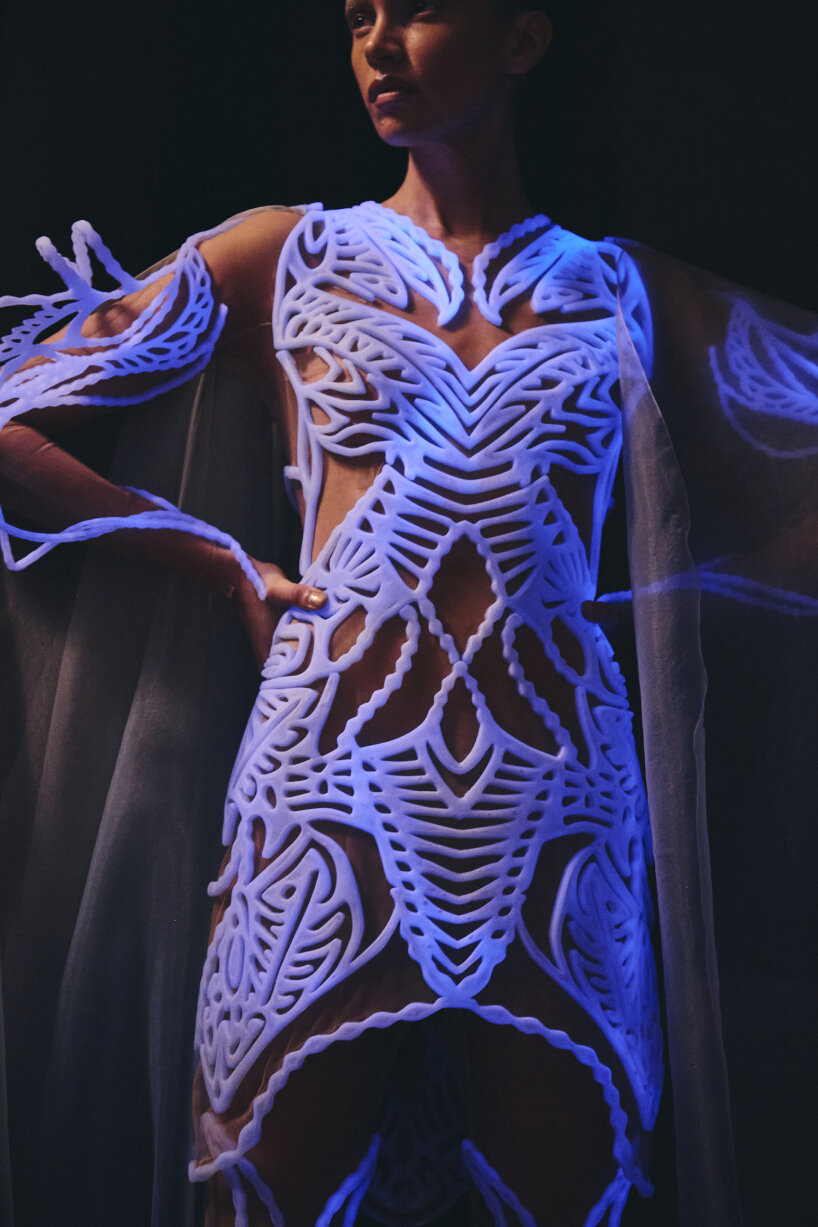 detailed view of the dress