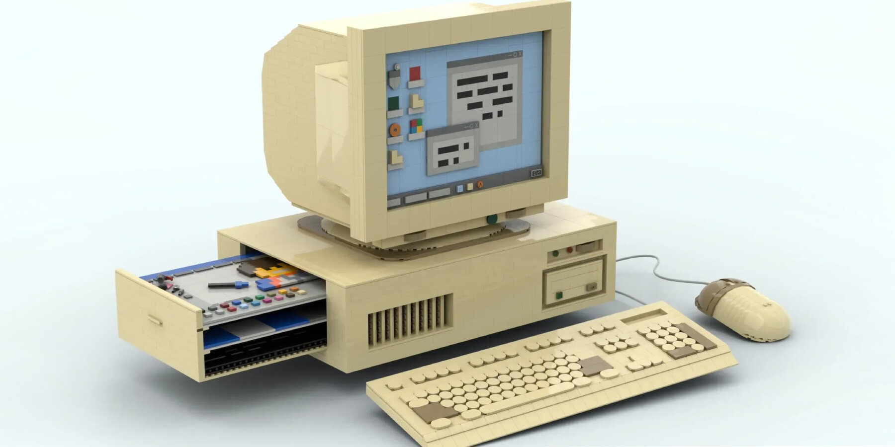 retro-personal-computer-LEGO-blocks-swappable-pixelated-screens-designboom-ban
