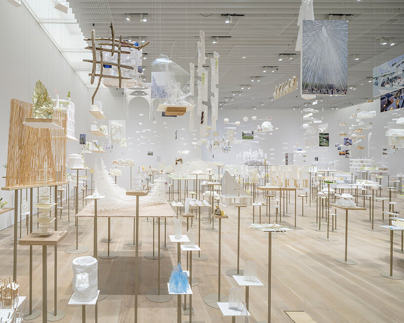 sou fujimoto retrospective lands in tokyo with architectural forest of models and installations