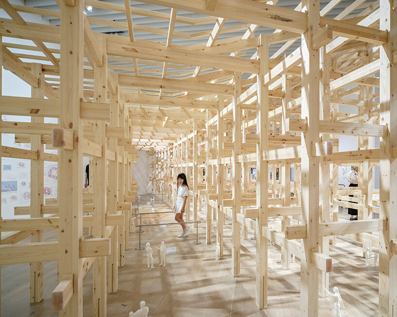 sou fujimoto retrospective lands in tokyo with architectural forest of models and installations