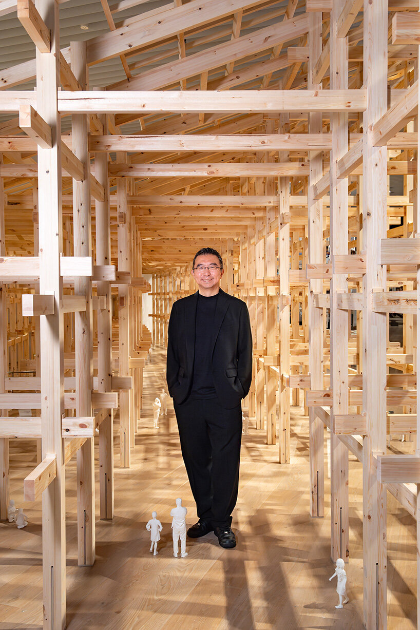 sou fujimoto retrospective lands in tokyo with architectural forest of models and installations