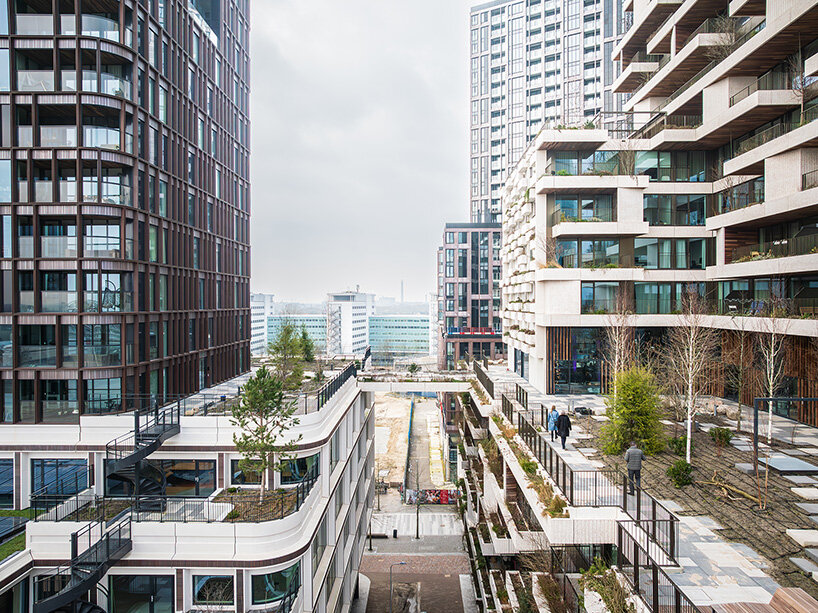stefano boeri's vertical forest blooms in utrecht with 50,000 plant facade