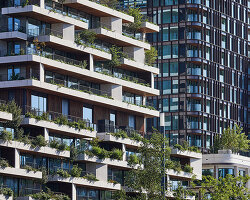 stefano boeri's vertical forest blooms in utrecht with 50,000 plant facade