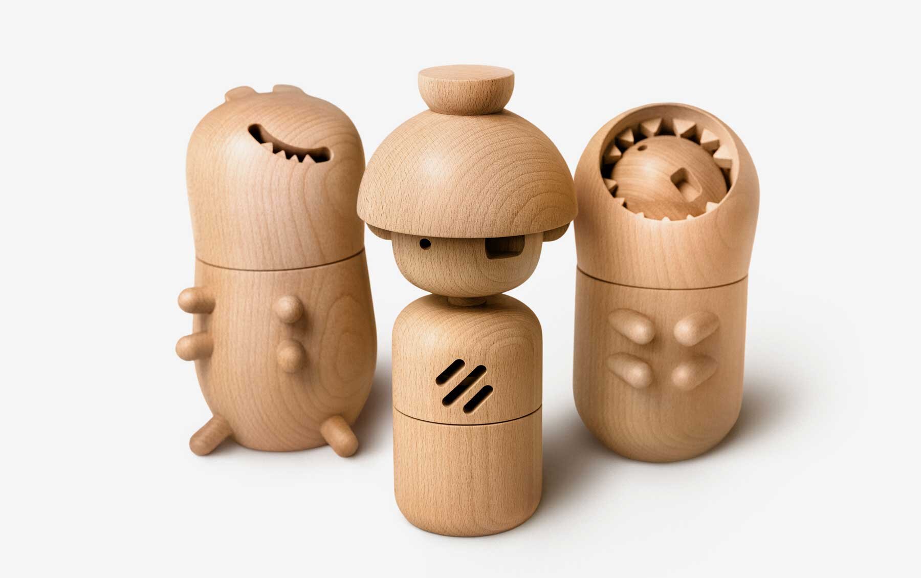 teenage-engineering-choir-quirky-wooden-robot-dolls-serenade-designboom-full-02