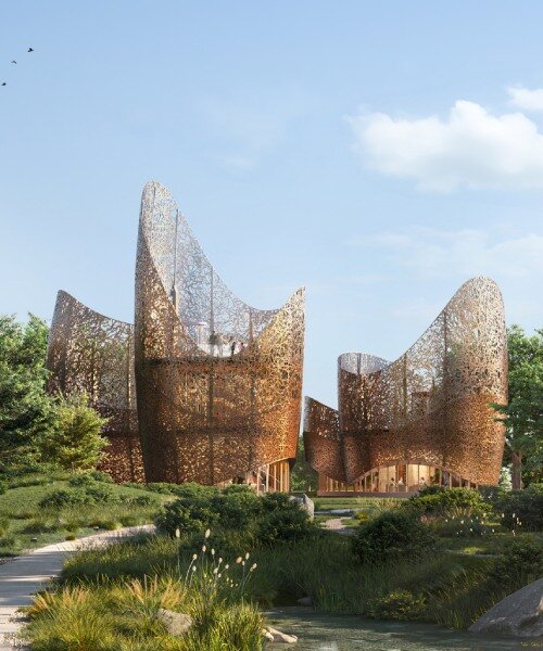 timber nest pavilion anchors dubai masterplan, the wilds, envisioned as woodland sanctuary