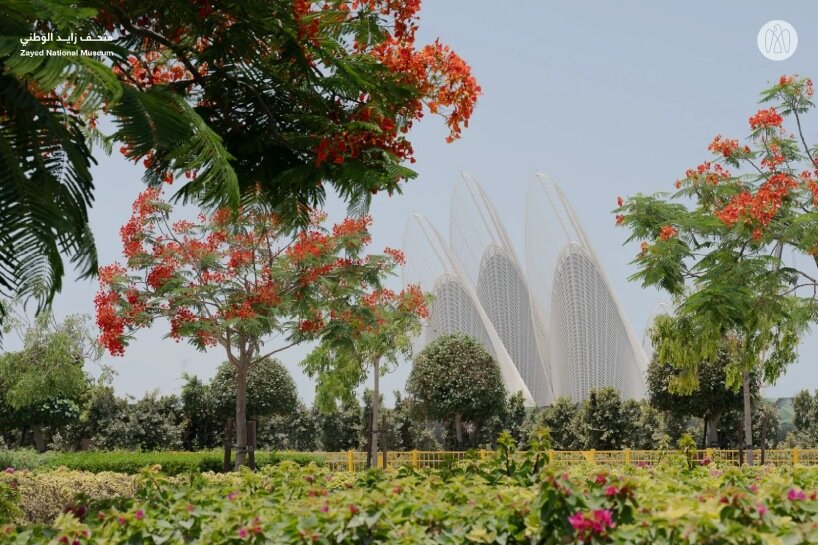 foster + partners’ five-winged zayed national museum to open soon on abu dhabi’s saadiyat island