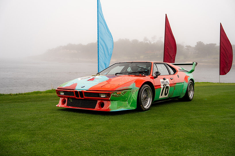 Andy Warhol y Julie Mehretu debutaron BMW Art Car en Pebble Beach Concours d'Elegance