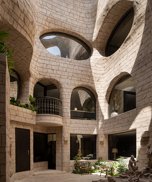 M:OFA brings gaudí and renaissance inspiration to india with fonte d’amore courtyard