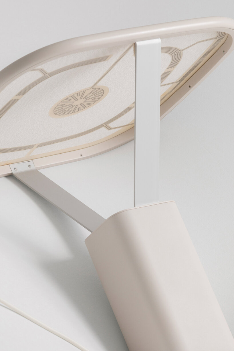 the base contains all the electronic parts