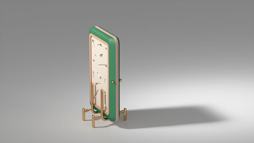 taras yoom's sculptural backgammon set reflects rhythm of play through colors and patterns