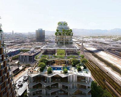 BIG's 670 mesquit mixed-use development approved by los angeles city council