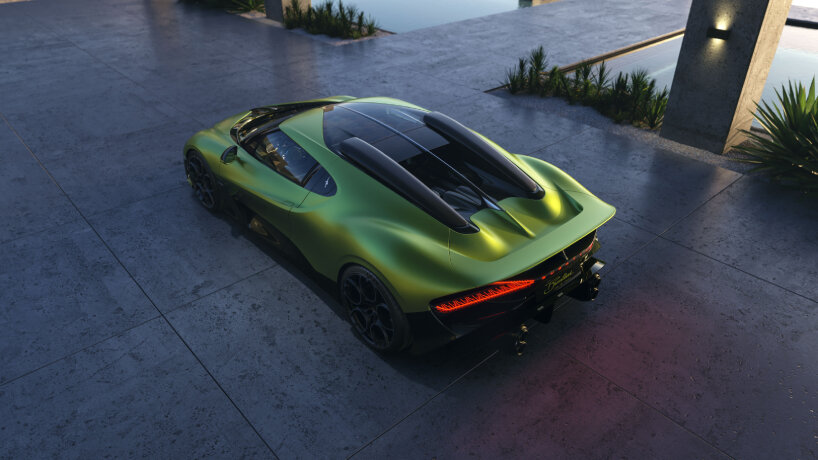 bugatti unveils brouillard coupe with sculpture of ettore's