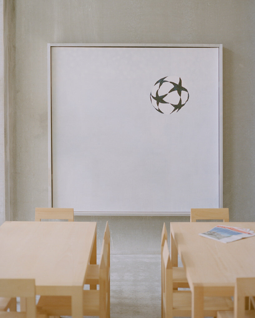 café by kim lenschow and NIKO JUNE doubles as design shop on copenhagen's waterfront