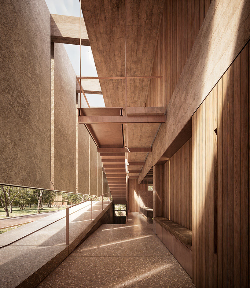 Grizzo Studio Casa Vima con tono de terracota en Argentina