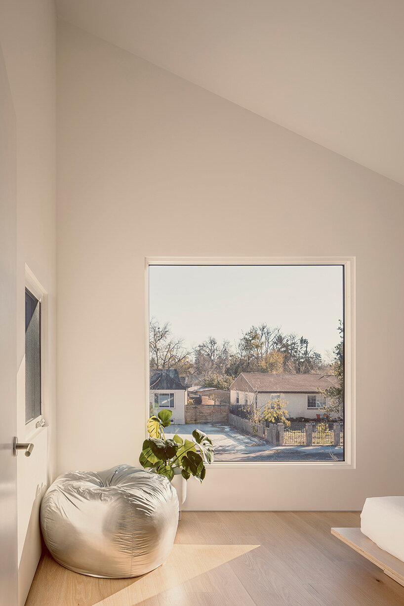 circular ground floor supports shed-roofed volume in NEMESTUDIO's colorado dwelling