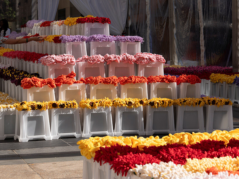 Cj hendry's flower market returns to NYC, this time at rockefeller center