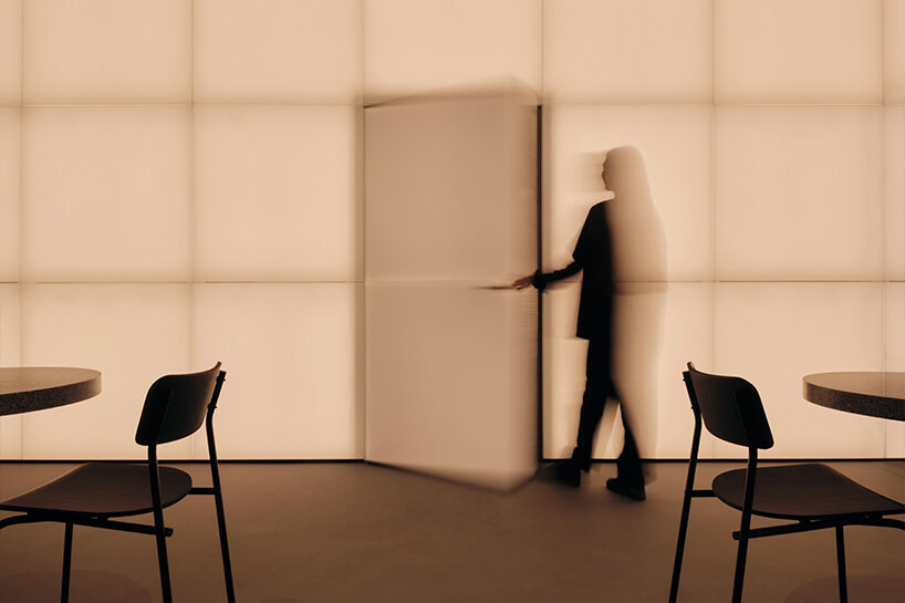 huit sushi restaurant in montreux glows with a custom-made led wall by craft & concept