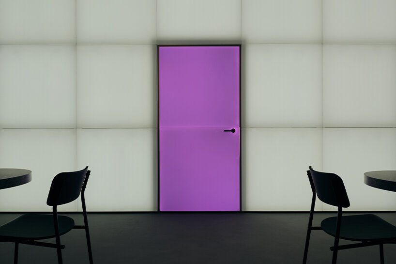 huit sushi restaurant in montreux glows with a custom-made led wall by craft & concept