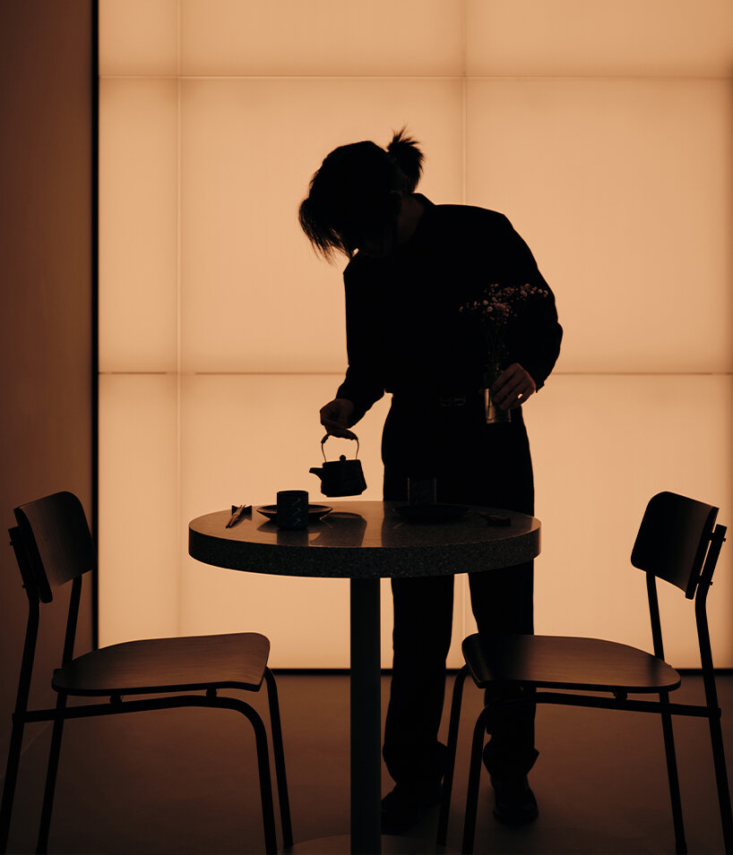 huit sushi restaurant in montreux glows with a custom-made led wall by craft & concept