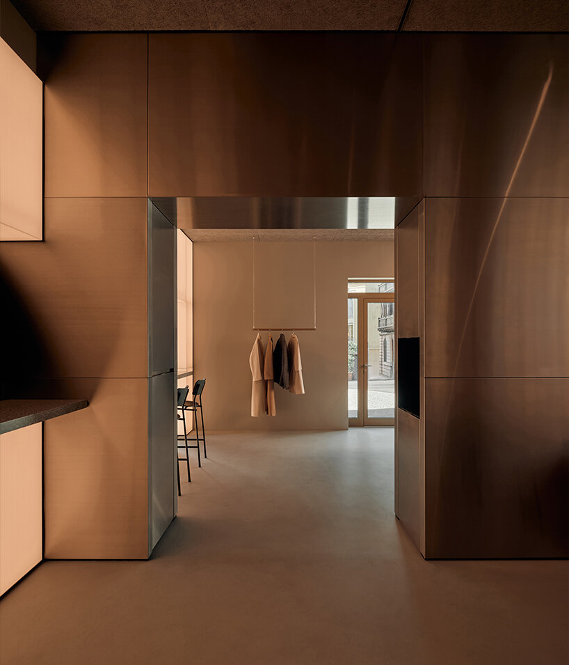 huit sushi restaurant in montreux glows with a custom-made led wall by craft & concept