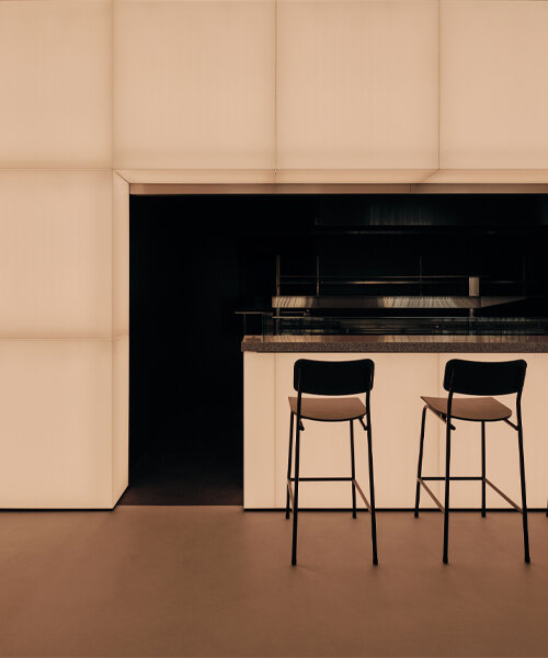 huit sushi restaurant in montreux glows with a custom-made led wall by craft & concept