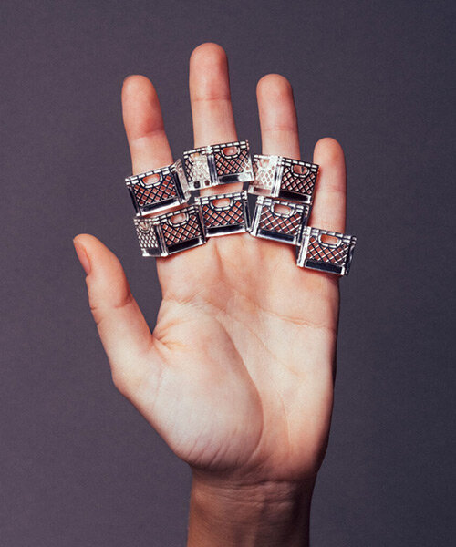 designboom shop's jewelry treasures from monolith rings to 3D-printed necklaces