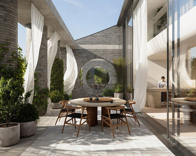 DHaus redesigns 50 townhouses within nanjing's ancient city walls