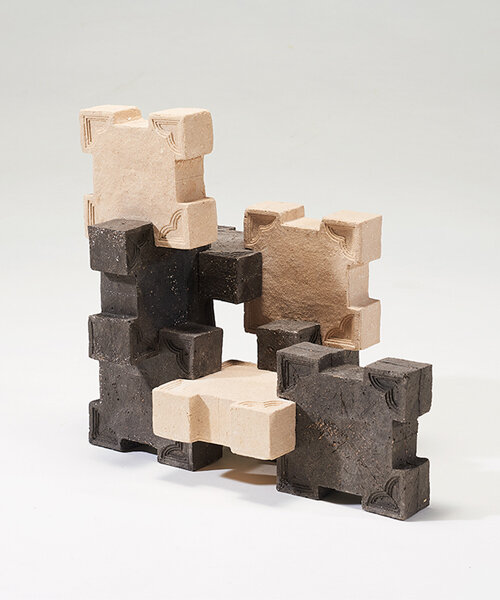 re:shell uses discarded eggshells to create modular, biodegradable building bricks