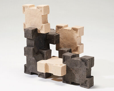 re:shell uses discarded eggshells to create modular, biodegradable building bricks