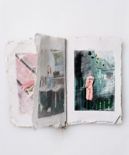 ewelina bialoszewska adds seeds into photo book so viewers can plant and grow it after use