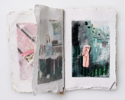 ewelina bialoszewska adds seeds into photo book so viewers can plant and grow it after use