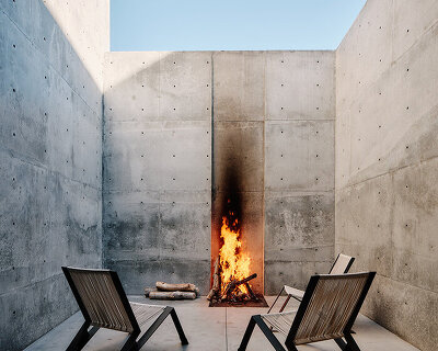 faulkner architects designs red rock house to withstand extreme desert climate