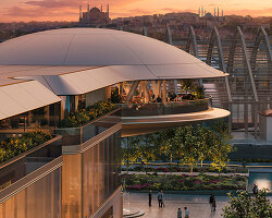 foster + partners reveals plans for retail plaza on istanbul's historic golden horn