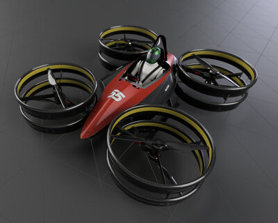 go-kart in the air: formula 1-inspired eVTOL flies in the sky as personal racing vehicle