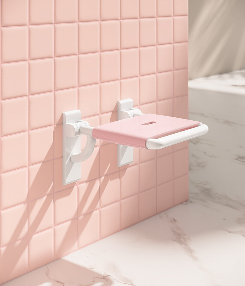 barbie and HEWI join forces for unlimited sanitary collection of pink-hued bauhaus lines