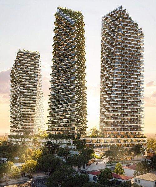 palmanova center: jasper architects unveils terraced towers for asunción, paraguay