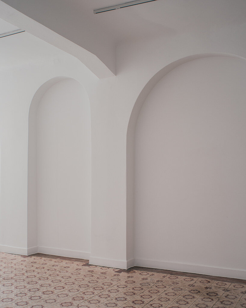 local local turns century-old shop into contemporary art gallery beneath the acropolis