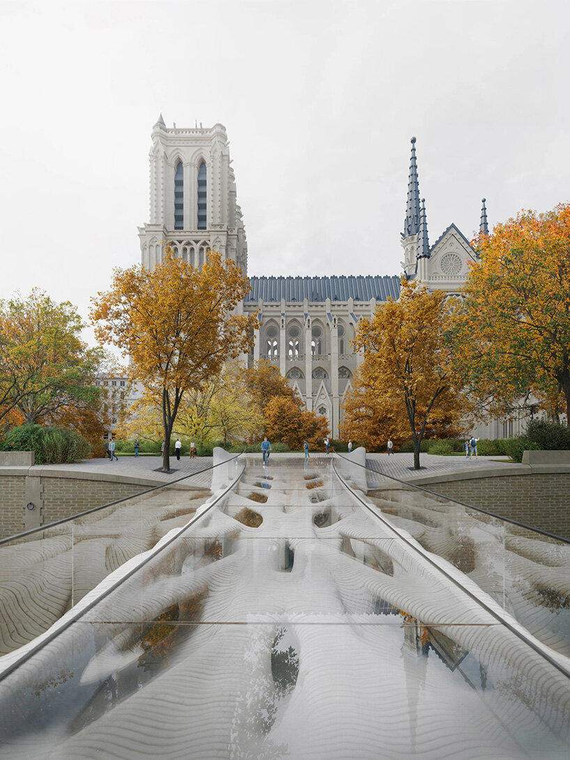 low-carbon 3D printed diamanti bridge showcases modular concrete system at venice show