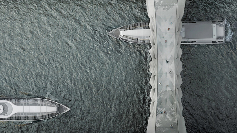 low-carbon 3D printed diamanti bridge showcases modular concrete system at venice show