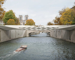 low-carbon 3D printed diamanti bridge showcases modular concrete system at venice show