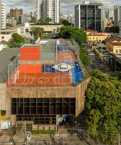 former bank in brazil transforms into vibrant magnum lourdes college by biri + chico albano