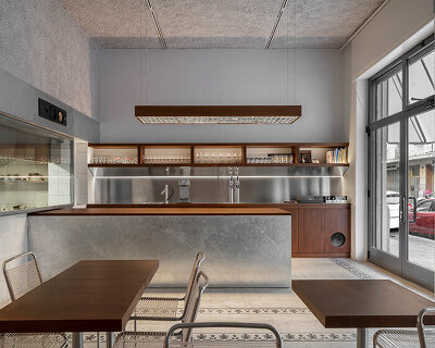 inside this milan wine bar, studiomille creates a cozy gathering space rooted in filipino culture