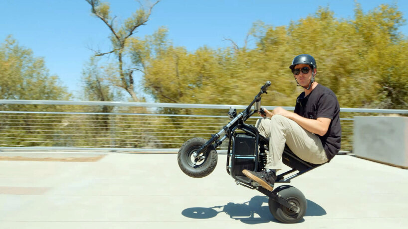 electric fun bike wheelie