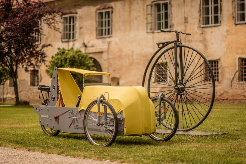 Motofocker Velocar combina bicicleta y automóvil en híbrido eléctrico humano de tres ruedas