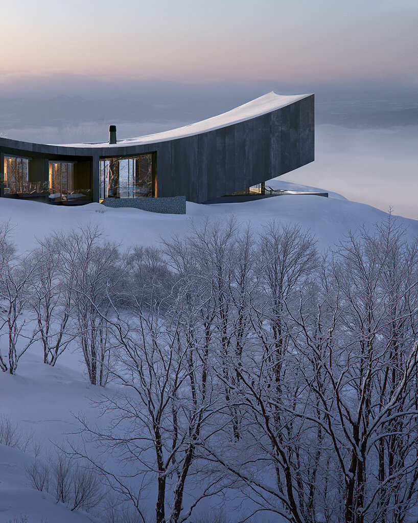 NOT A HOTEL starts sales for mountaintop villa by snøhetta at japanese ski resort