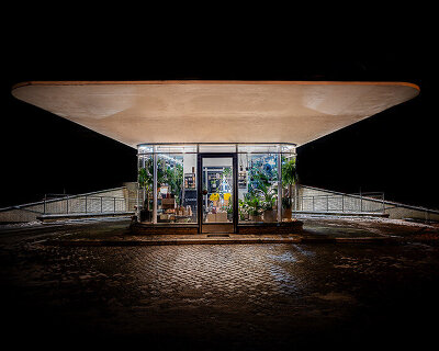 1950s petrol station wins photo of the year at architecture photography awards 2025