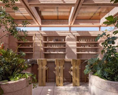 ignacio urquiza and ana paula de alba set sand-toned monolithic restaurant on mexico’s coast